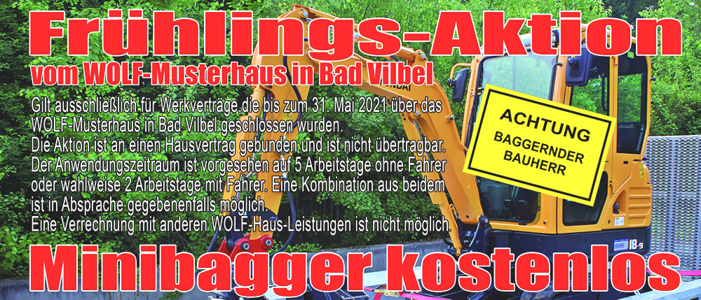 WOLF-Musterhaus Bad Vilbel Frühlingsaktion